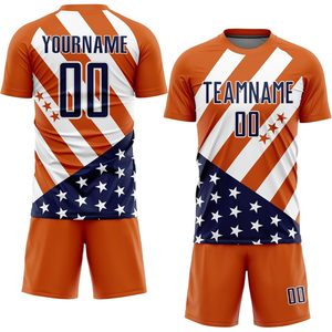 Custom Sublimated <b>Soccer</b> Jersey Kit Unisex Adult Crew Neck Quick Dry Moisture Wicking Flag Print Short Sleeve Team Uniforms - Product Image 1
