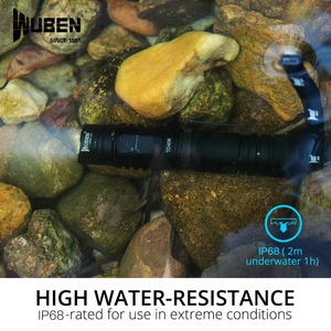 Torcia LED WUBEN TO40R Ricaricabile USB, Corpo in Lega di Alluminio, Grado di Protezione IP68, 1200LM, Portata Massima 220m, per Campeggio - Product Image 3