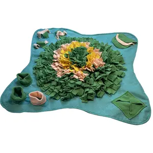 Dog Mat Pet Lick Train Treat Snuffle Training Sniffing Large Play Duck Vest Pads Supplies For Dogs Fine Products Pouch Device