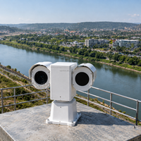 Factory Direct Long Range Border Fence Perimeter Security Thermal Imaging PTZ Camera System
