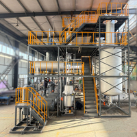 Usine de recyclage et de distillation d'huiles usagées industrielles et équipement de distillation d'huiles de pyrolyse