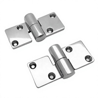 Nouvelle Charnière en Acier Inoxydable 316 de 90*38mm pour Yacht, Épaissie et Polie, pour la Rénovation/Mise à Niveau des Accessoires de Quincaillerie Navale et de Yacht