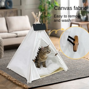 <span class=keywords><strong>Casa</strong></span> <span class=keywords><strong>Tipi</strong></span> Portátil <span class=keywords><strong>para</strong></span> Mascotas, Estilo Nórdico, con Forma de Estrella, <span class=keywords><strong>para</strong></span> Perros y <span class=keywords><strong>Gatos</strong></span> Pequeños - Product Image 6
