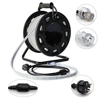 Portable AC LED bande Flexible LED bande lumineuse SMD 2835 180led étanche IP65 50 mètres 25 mètres 15 mètres de longueur pour le chantier