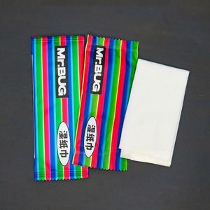 ผ้าเช็ดทำความสะอาดแบบเปียกพกพา ใช้แล้วทิ้ง พิมพ์โลโก้ได้  ขนาดเล็ก บรรจุภัณฑ์แยกชิ้น ผลิตจากผ้าไม่ถักทอ เหมาะสำหรับร้านอาหาร ใช้สำหรับทำความสะอาด - Product Image 4