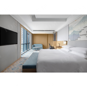 Chuyên Nghiệp Hiện Đại Gỗ Rắn Một Phòng Ngủ Vua Giường Khách Sạn Sang Trọng Phòng Ngủ Đặt Cho Căn Hộ Biệt Thự Sử Dụng Tùy Chỉnh Kích Thước 3-5 Năm - Product Image 4