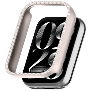 Étui de luxe scintillant pour <span class=keywords><strong>Xiaomi</strong></span> Smart Band 10 <span class=keywords><strong>Pro</strong></span>, coque de protection à une rangée de diamants, découpe ajourée, strass brillants - Product Image 5