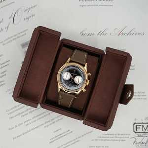 Boîte de <span class=keywords><strong>montre</strong></span> de <span class=keywords><strong>luxe</strong></span> personnalisée Oem en cuir Pu, <span class=keywords><strong>étui</strong></span> de voyage personnalisé pour <span class=keywords><strong>montre</strong></span> <span class=keywords><strong>à</strong></span> double porte pour hommes, boîte de rangement - Product Image 2