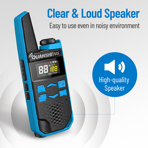 Radio bidirectionnelle <span class=keywords><strong>portable</strong></span> sans licence TG-FR1 NOAA FRS PMR446 Walkie Talkie Nouvelle radio - Product Image 3