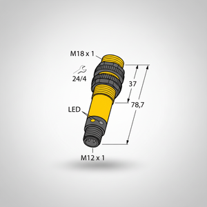 Capteur photoélectrique MT-Turck BIM-UNT-AP7X-0.3-PSG3S Numéro de commande 7700630 Tension de fonctionnement 10-30 VDC M12x 1 - Product Image 1