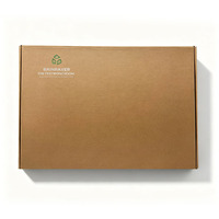 Boîte en papier kraft ondulé avec logo personnalisé, boîte d'expédition en carton imprimée recto-verso pour emballage cadeau et livraison express