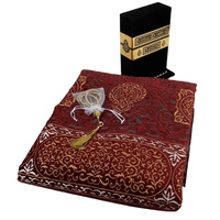 Ensemble cadeau musulman VAYA, écologique, logo personnalisé, tapis de prière épais et confortable, tasbih, boîte islamique, cadeau de mariage Ramadan, souvenirs