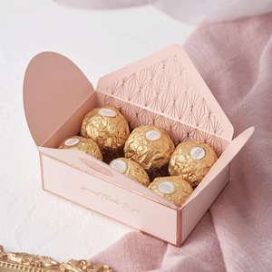 Custom Shipping Macaron Box With Plastic Tray Small Chocolate Gift Box Snack Cartridge Packaging Palette <b>Presents</b> Pr Paper <b>Boxes</b> - Product Image 3
