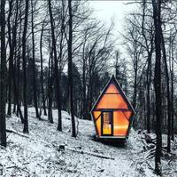 Maisonnette incroyable en forme de A / Cabane en forme de pentagone / Cabane en forme d'étoile pour le glamping et l'Airbnb