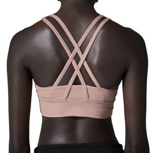 เสื้อชั้นในกีฬาหรูหราเซ็กซี่สำหรับผู้หญิง ขายส่ง รับทำโลโก้ แห้งเร็ว รองรับแรงกระแทกสูง ระบายอากาศได้ดี ไซส์ใหญ่ สไตล์เรียบง่าย ราคาถูก - Product Image 1