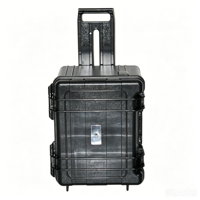 Boîte à outils à roulettes en plastique rigide avec roues sécurisées, personnalisable, durable, étanche IP67, pour le rangement d'équipements