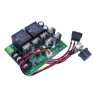 DC10-50V 40A 2000W PWM ตัวควบคุมความเร็วมอเตอร์ DC พร้อมสวิตช์เดินหน้าและถอยหลัง - Product Image 1