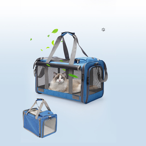 Transportín Plegable Ajustable y Portátil para Mascotas, Resistente al Agua, Ligero, para Viajes, para Cachorros y Gatos Pequeños y Medianos - Product Image 5