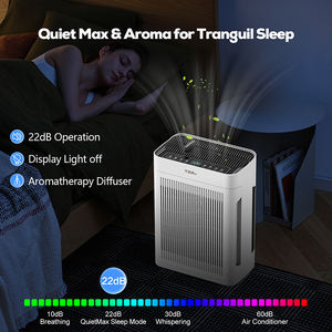 Домашний большой космос HEPA увлажнитель воздуха очиститель воздуха оборудование PM 2,5 дисплей Датчик качества воздуха - Product Image 3