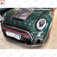 Z-ART 2010 + pour Mini rabat avant en Fiber de carbone pour Mini Cooper pièces de garniture de pare-chocs avant en Fiber de carbone véritable pour séparateur avant coupé