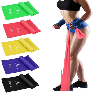 Yoga Pilates Stretch Elastic <span class=keywords><strong>Fitness</strong></span> <span class=keywords><strong>Band</strong></span> 150cm Long Durable Rubber TPE Gym Resistance <span class=keywords><strong>Band</strong></span> Antideslizante Eco-Friendly <span class=keywords><strong>Band</strong></span> - Product Image 1