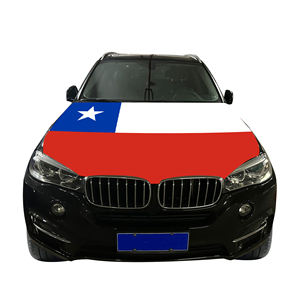 A prezzi accessibili bandiera nazionale del cofano del cofano auto <span class=keywords><strong>cile</strong></span> copertura del motore bandiera fabbrica vendita diretta tessuto in poliestere - Product Image 3