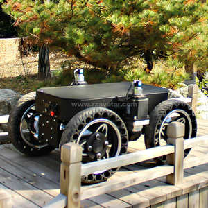 Châssis de robot intelligent à 4 roues AVT-W9D avec pneus en caoutchouc massif, direction différentielle et rapport de réduction <span class=keywords><strong>super</strong></span> élevé - Product Image 5