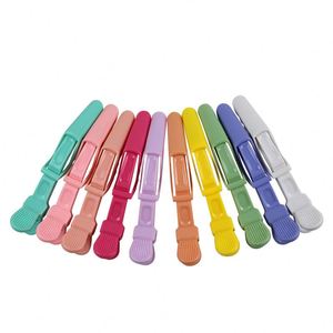 03 Pinces à cheveux en plastique type alligator - 5 couleurs, outil de coiffure durable pour coiffeurs professionnels et femmes - Product Image 5