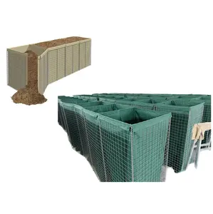 Galvanized Hesco Barriers Mil7 Defensive Hesco Barrier