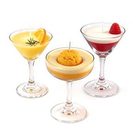 Kaffee Martini Orange Cocktail Form Kerze Kreatives Frucht-Geschenk Heimdekoration Bestseller Duftkerzen