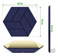 Panneaux acoustiques en feutre de polyester PET à vente chaude pour l'insonorisation et la réduction du bruit
