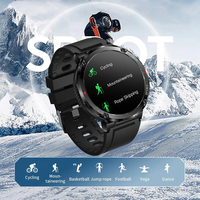 Montre connectée 1,6 pouce, écran rond 400*400, appels, fréquence cardiaque, haut-parleurs Hi-Fi, étanche IP68, suivi sportif, Smartwatch T30