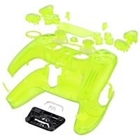 Coques de remplacement transparentes personnalisées pour manette PS5 BDM-030/040/050 - Boîtier avant et arrière transparent avec boutons