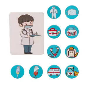 Nouveau Style en bois carrière Cognition Matchmaking Board appariement jeu de bataille jouets d'apprentissage éducatifs pour enfants garçons et filles - Product Image 5