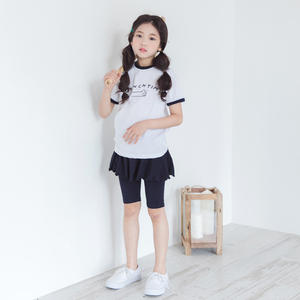 Nuevo Conjunto Moderno de Vestido de Fiesta y Leggings para Niñas, Estilo Princesa, para el Verano - Product Image 3