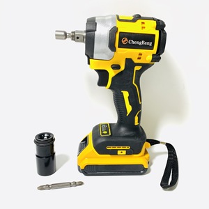 500N.m Yellow Rechargeable Brushless Lithium Battery Impact Wrench High <b>Power</b> Cordless Torque Wrench Set Repair <b>Tools</b> - Product Image 6