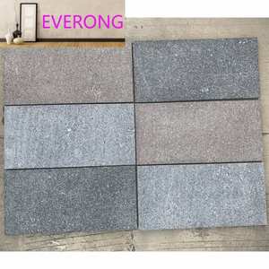 प्राकृतिक चीन लाल भूरा ग्रे पोर्फिरी स्टोन पेवर स्लैब पेविंग टाइल कोबल स्टोन स्प्लिट किनारों के साथ थर्मल एंटीस्लिप सतह - Product Image 2