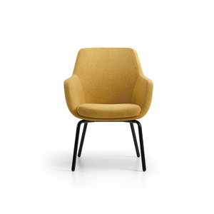 Poltrona Moderna di Design di Alta Gamma, Sedia Multiuso con Braccioli <span class=keywords><strong>per</strong></span> <span class=keywords><strong>Ufficio</strong></span>, Sala d'<span class=keywords><strong>Attesa</strong></span> e Relax - Product Image 4