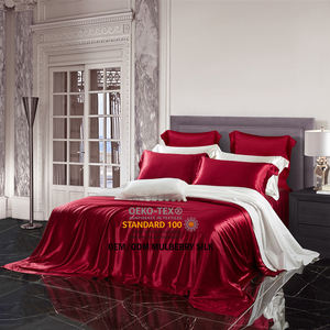 Trending Product Europese Stijl Luxe Zijde Beddengoed High-End Designer Custom 6a Grade Organische Moerbeizijde 4 Stuks Beddengoed Set - Product Image 1