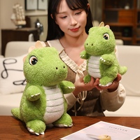 Jouets d'animaux personnalisés, peluche kawaii Dudu dinosaure, jouet en peluche doux et moelleux, 3 tailles, décoration de chambre pour enfants, cadeau en gros