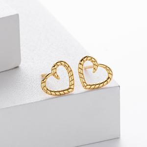 Pendientes de Plata de Ley S925 con Corazón Vintage, Elegantes y Finos, para Mujer, Ideales para Bodas, Nueva Llegada SPJ - Product Image 6