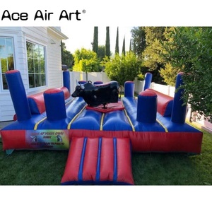 Jeu de tour de taureau gonflable commercial <span class=keywords><strong>Machine</strong></span> de taureau de rodéo mécanique électrique pour adultes et enfants <span class=keywords><strong>location</strong></span> de fête jeu de taureau gonflable - Product Image 5