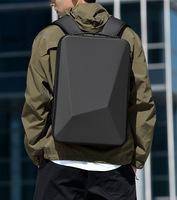 Sac à dos pour ordinateur portable à grande capacité pour homme, avec serrure à code, en denim, pour les professionnels, imperméable, extensible, coque rigide, pour jeux PC, en polyester