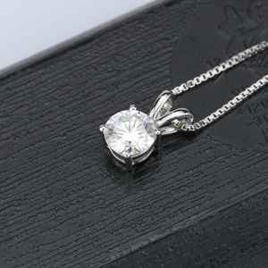 Collier pendentif en argent sterling 925 de forme ronde de style nouveau pour femmes - Product Image 3