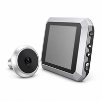 Cámara Espía Oculta con Pantalla Grande de 4.0 Pulgadas, Visor Digital HD de 2.0MP para Puerta, 120° °   Cámara de Visión Nocturna Gran Angular con Carga Tipo-C