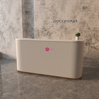 Yicheng Beauty - Bureau d'accueil commercial moderne personnalisable, petit format, grande capacité de rangement, prix abordable