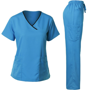 Juego <span class=keywords><strong>de</strong></span> exfoliación transpirable ultrasuave, uniforme <span class=keywords><strong>de</strong></span> médico profesional Unisex para salón <span class=keywords><strong>de</strong></span> belleza y <span class=keywords><strong>spa</strong></span> <span class=keywords><strong>de</strong></span> atención médica - Product Image 2