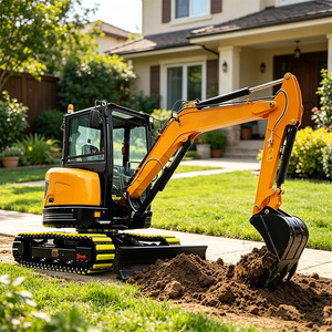 Envío Gratis, Mini Excavadora de 5, 8, 15 y 20 Toneladas con Motor EPA, Sistema Hidráulico Real, para Granja, en Venta - Product Image 3
