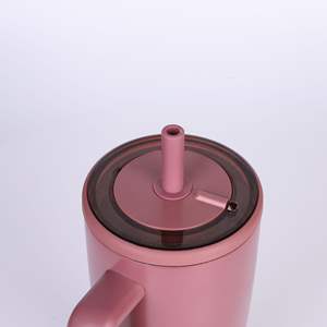 Taza recomendada de acero inoxidable de gran capacidad con tapa y pajita <span class=keywords><strong>para</strong></span> oficina y estudio - Product Image 3