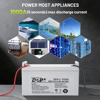 Batterie solaire au plomb-acide AGM Gel sans entretien DB120-12 12V 120Ah pour automobile, fabriquée en Chine
